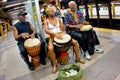 NYC Subway Musicians Royalty Free Stock Photo