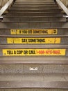NYC Subway Safety, Security, If You See Something, Say Something, New York City, NY, USA