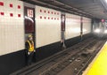 NYC Subway Worker on Train Tracks MTA Repair Job