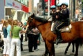 NYC: Teenage Girls with NYPD on Horses