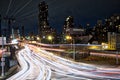 NYC Traffic - Time Lapse Royalty Free Stock Photo
