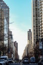 NYC, UNITED STATES - Feb 28, 2020: New York City Street Canyon