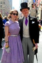 NYCL Elegantly Dressed Couple at Easter Parade