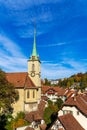 Nydegg Cathedral at sunset, Bern Royalty Free Stock Photo