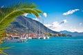 Nydri harbour at Lefkada, Greece. Royalty Free Stock Photo