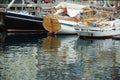 Reflections on the water at Nyhavn Canal Royalty Free Stock Photo