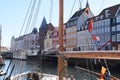 Nyhavn canal Copenhagen in Denmark Royalty Free Stock Photo