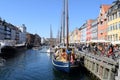 Nyhavn canal Copenhagen in Denmark Royalty Free Stock Photo