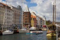 Nyhavn Canal Copenhagen Royalty Free Stock Photo