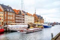 Nyhavn channel, Copenhagen Royalty Free Stock Photo