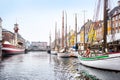 Nyhavn channel, Copenhagen Royalty Free Stock Photo