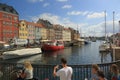 Nyhavn canal in central Copenhagen Denmark Royalty Free Stock Photo