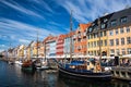 Nyhavn harbour in Copenhagen, Denmark