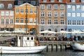 Nyhavn, The New Harbor, Copenhagen. Royalty Free Stock Photo