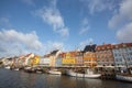 The 17th and 18th Century Houses in Nyhavn (New Harbor), Copenhagen, Denmark Royalty Free Stock Photo