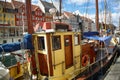 Nyhavn (new Harbor) in Copenhagen, Denmark Royalty Free Stock Photo