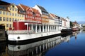 Nyhavn (new Harbor) in Copenhagen, Denmark Royalty Free Stock Photo