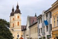 Street view in Nyiregyhaza, Hungary