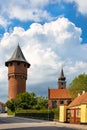 Nykobing Falster Water Tower and Church