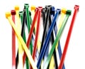 Nylon cable ties Royalty Free Stock Photo