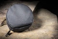 Nylon pouch for tactical gear on large stones Royalty Free Stock Photo