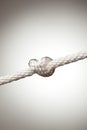 Nylon Rope Knot Royalty Free Stock Photo