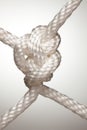 Nylon Rope Knot Royalty Free Stock Photo