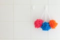 Nylon Shower Body Scrubbers Royalty Free Stock Photo