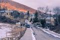 Nymfaio, the picturesque traditional village of north Greece and a very popular winter destination.