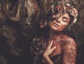Nymph woman Royalty Free Stock Photo