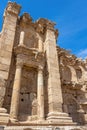 Nymphaeum at Jerash archeological site. Jordan Royalty Free Stock Photo