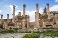 The Nymphaeum monument at Jerash ancient roman town Royalty Free Stock Photo