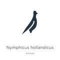 Nymphicus hollandicus icon vector. Trendy flat nymphicus hollandicus icon from animals collection isolated on white background.