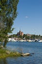 Nynashamn archipelago town Royalty Free Stock Photo