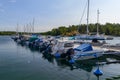 Nynashamn is a modern, hospitable yacht harbor that invites sailors Royalty Free Stock Photo