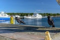 Nynashamn is a modern, hospitable yacht harbor that invites sailors Royalty Free Stock Photo