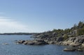 Nynshamn Archipelago with blue sky Royalty Free Stock Photo