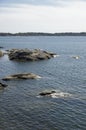 Nynshamn Archipelago with blue sky Royalty Free Stock Photo