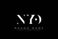 NYO abstract letter logo design Royalty Free Stock Photo
