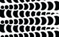 Vector circle dot pattern monochrome isolated geometric background, repeating design elements, no people, empty blank