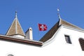Nyon castle, Switzerland Royalty Free Stock Photo