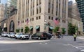 NYPD Convoy, 5th Avenue, New York City, NYC, NY, USA Royalty Free Stock Photo