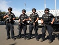 NYPD counter terrorism officers providing security Royalty Free Stock Photo