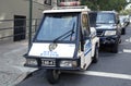 NYPD GO-4 interceptor scooter parked