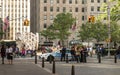 NYPD near Rockefeller Center, Manhattan, New York City, United States of America, North America Royalty Free Stock Photo