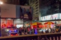 NYPD Police Vehicles and Officers Blocked the Road Due to New Years Eve Celebrations in Times Square, Manhattan, New York City Royalty Free Stock Photo