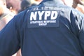 NYPD Presence at West Indian Day Parade Royalty Free Stock Photo