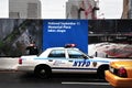 NYPD Secure the One World Trade Center site Royalty Free Stock Photo