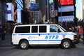 NYPD Van In Times Square