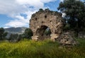 Nysa Ancient City history BC. It is based on the 3rd century. It was built by I. Antiochos Soter and was founded in the name of Royalty Free Stock Photo